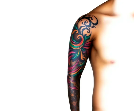 tribal sleeve tattoo