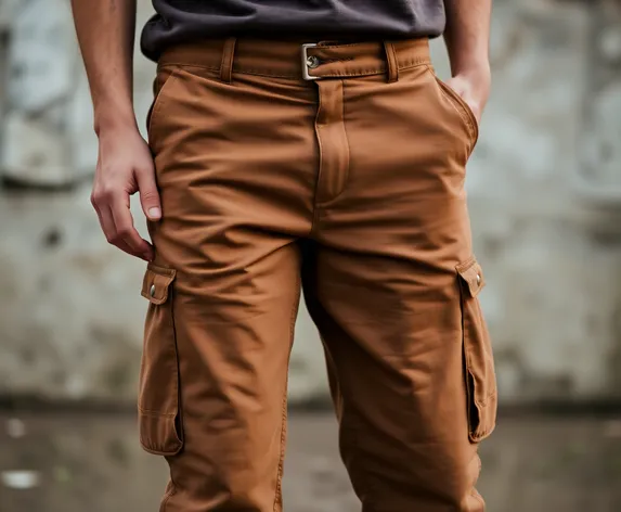 brown cargo pants men