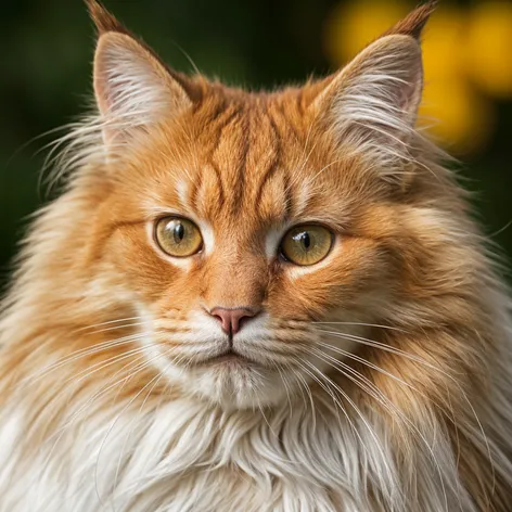 norwegian forest cat orange