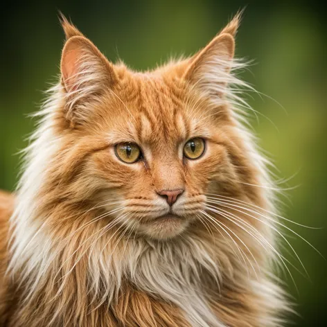 norwegian forest cat orange