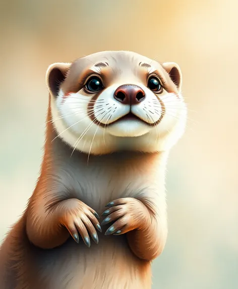 otter drawing