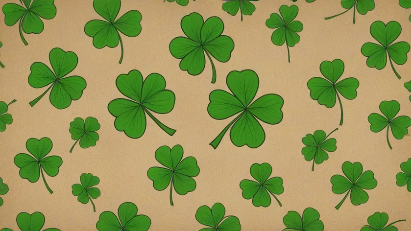 shamrock drawing