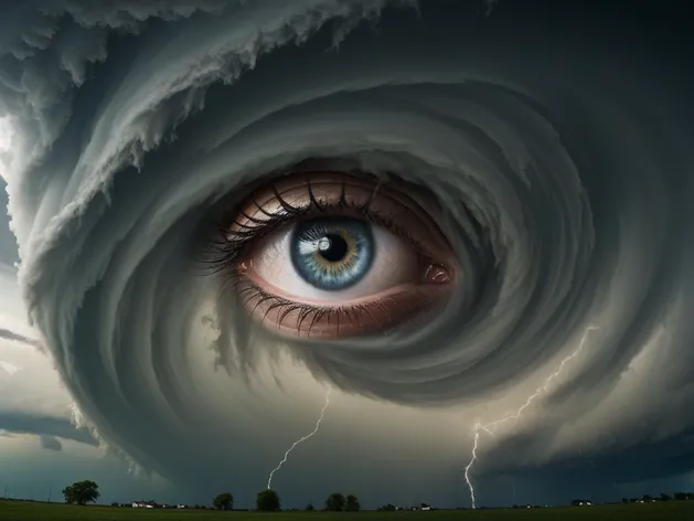 eye of a tornado