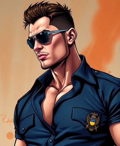 hot male cop