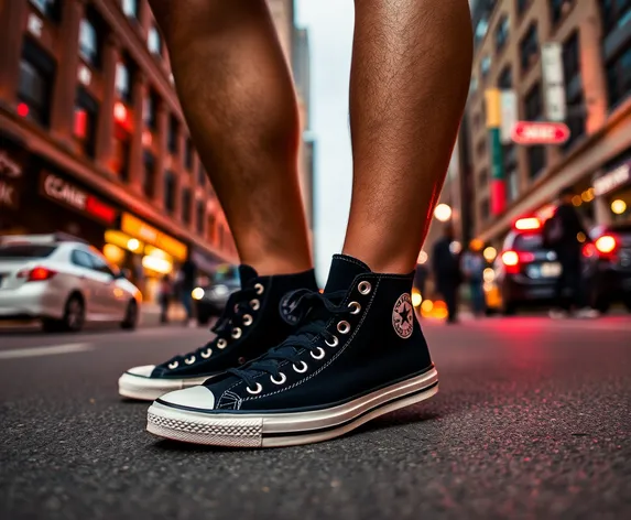 all black chuck taylors