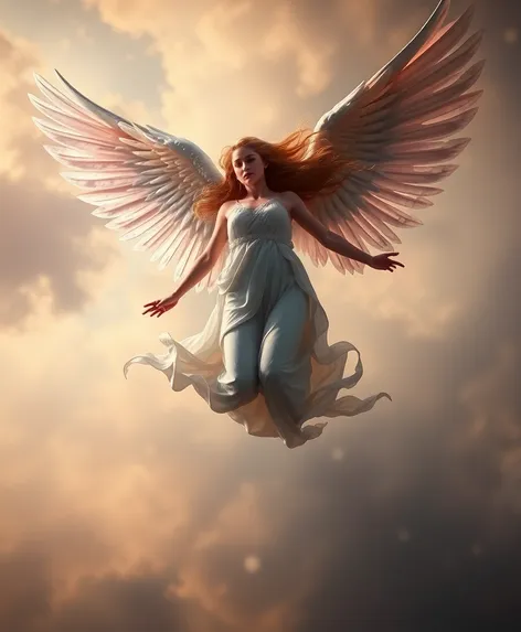 angel falling from sky