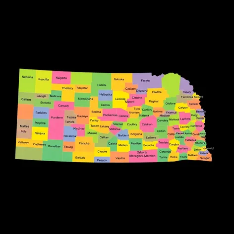 nebraska counties map