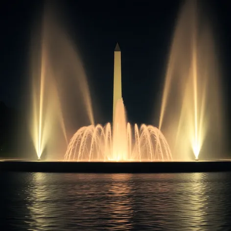 washington monument fountain