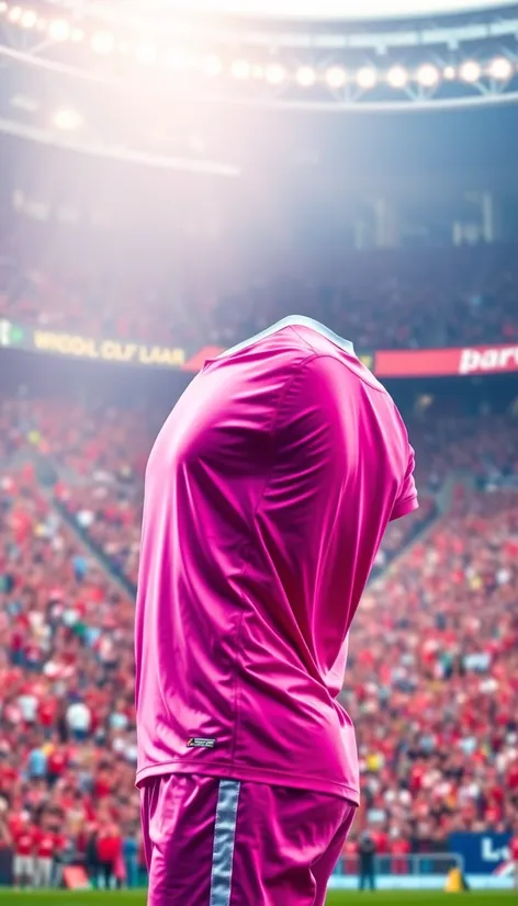 pink football jersey