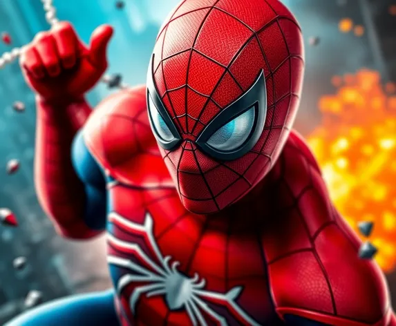 spider man close up