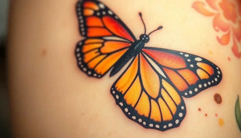 monarch butterfly tattoo