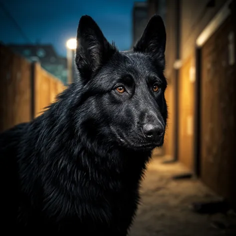 black german shepherd