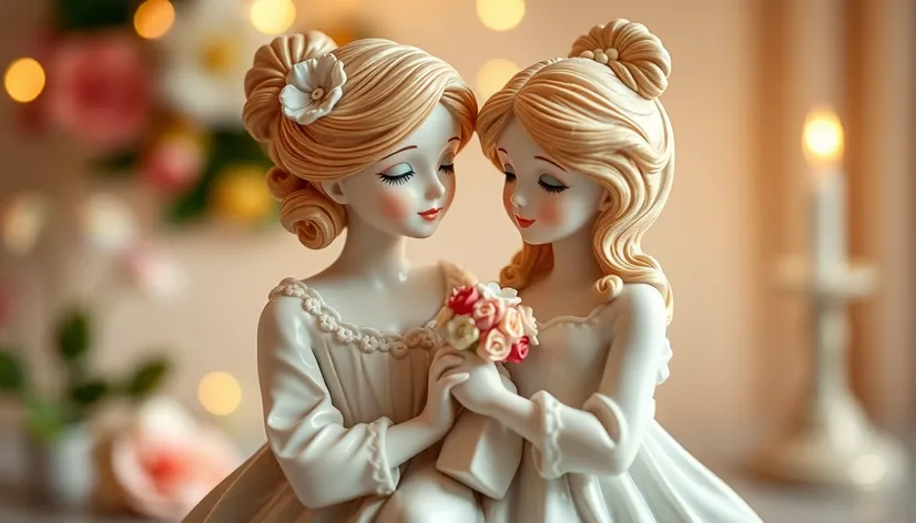 mother daughter figurine