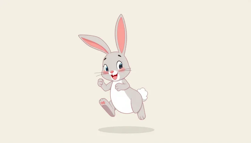 animated hopping bunny transparent