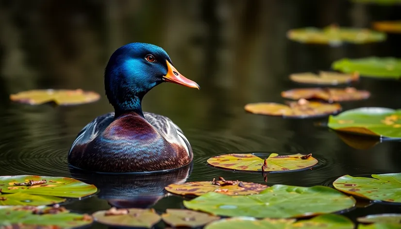 blue swedish duck