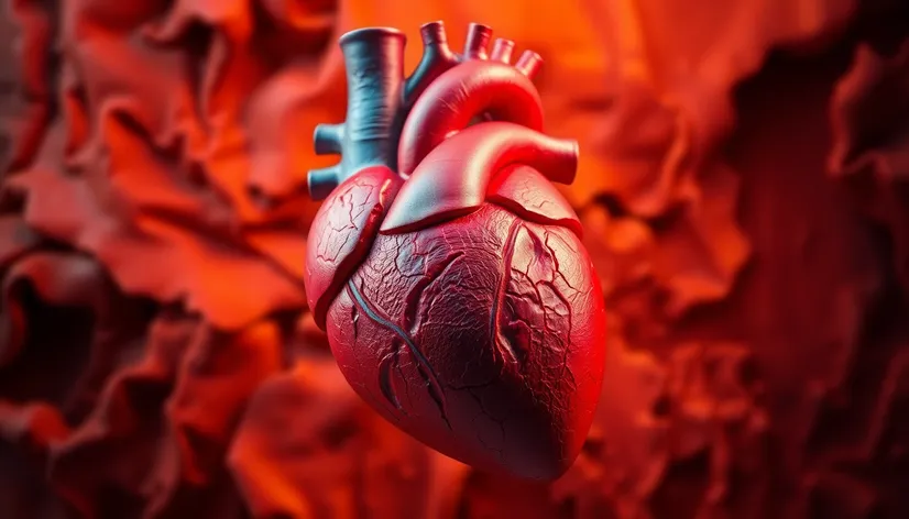 heart model labeled