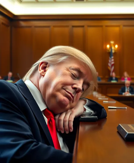 donald trump sleep in