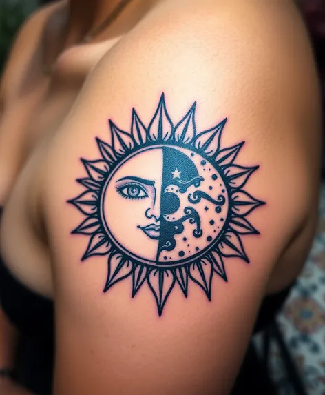 bohemian sun and moon