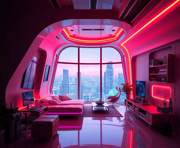 futuristic home interior