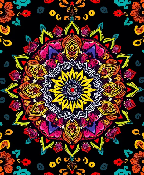 mandala coloring book cover