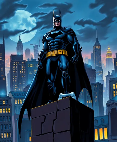 batman standing on a