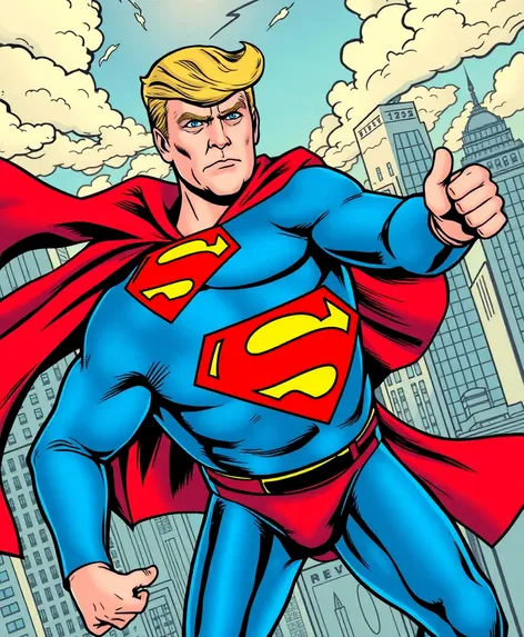 trump as superman