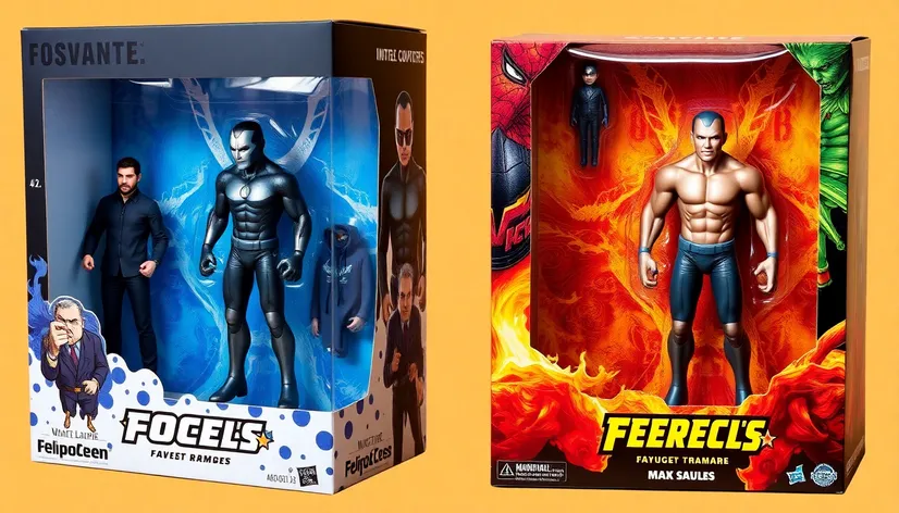 action figure boxes template