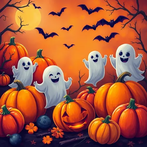 halloween background cute