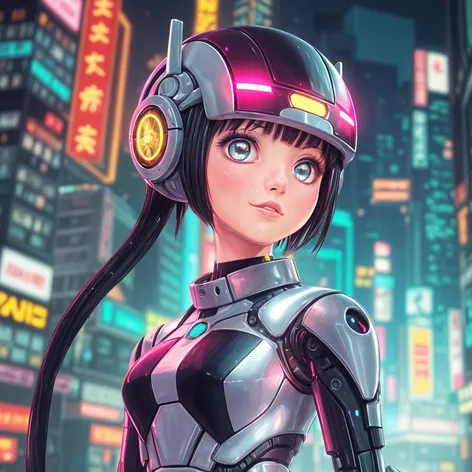 robot girl budiful girl