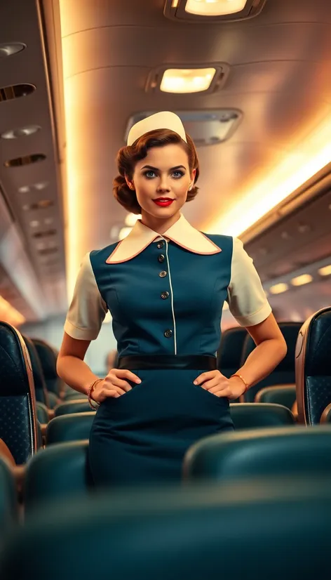 flight stewardess outfit