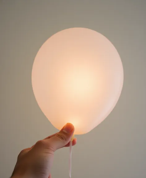 hand holding balloon transparent