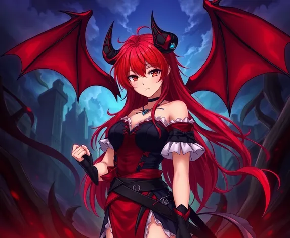 demon slayer red hair