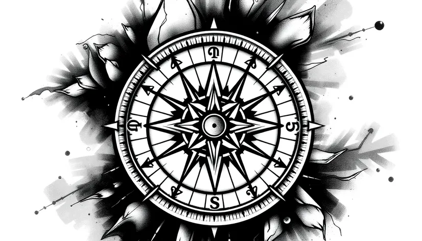 compass tattoo ideas