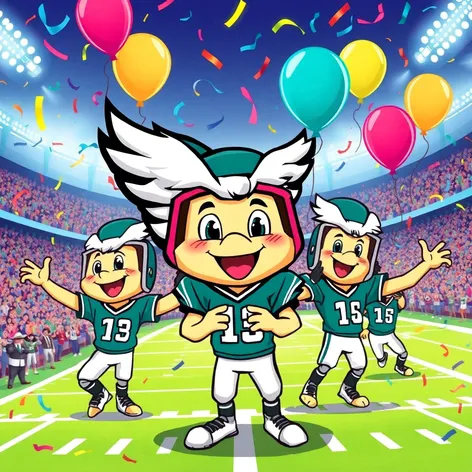 philadelphia eagles cartoon images