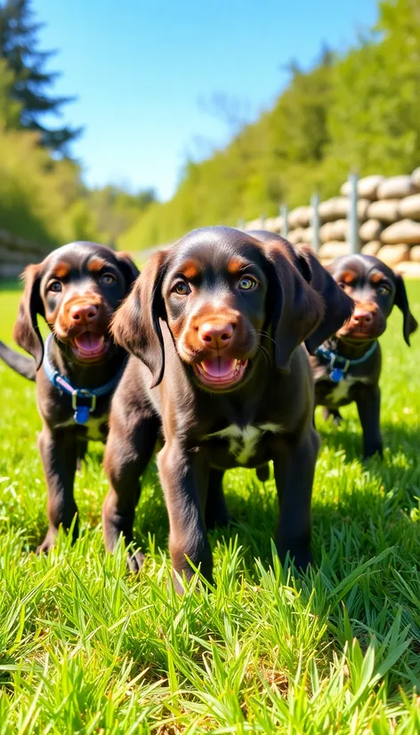 german longhaired pointer puppies