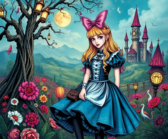 gothic alice in wonderland