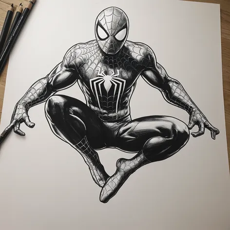 Spiderman to drawing