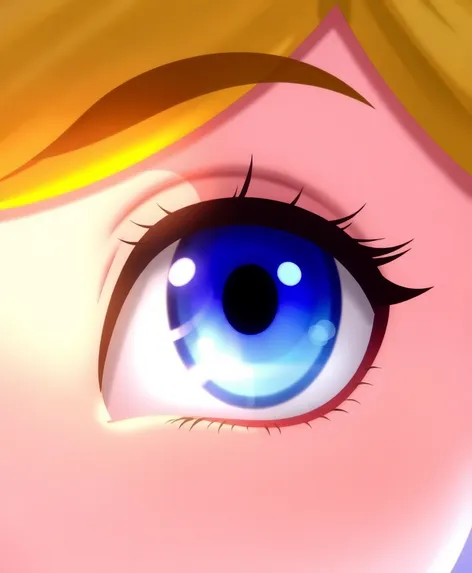 princess peach's eyes