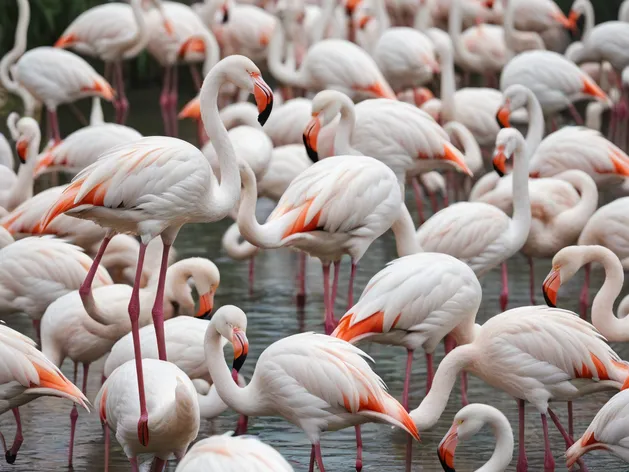 white flamingo