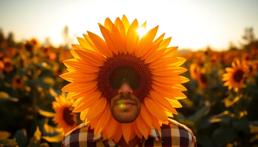 sunflower man