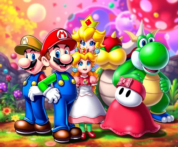 super mario characters images