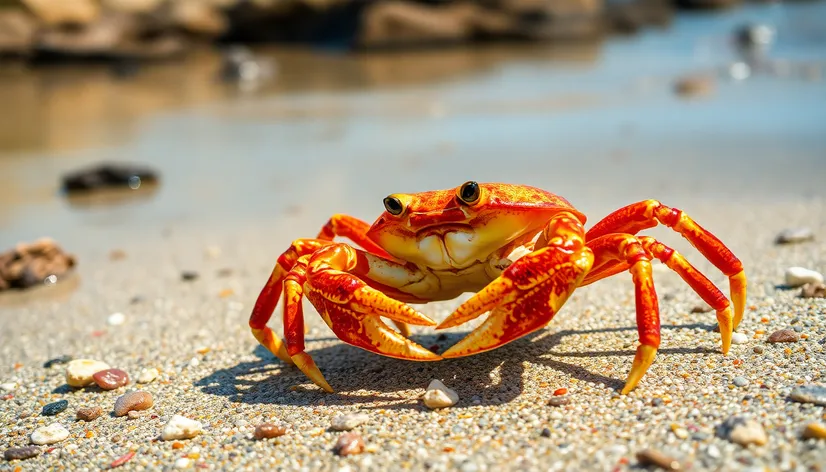 crab walking