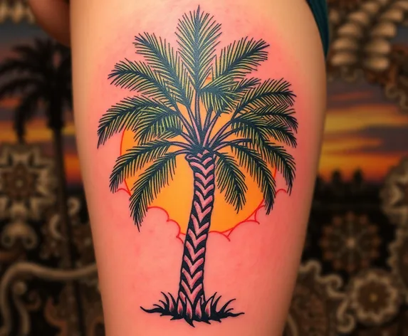 palmetto tree tattoo