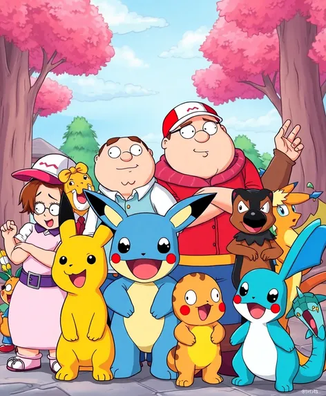 family guy pokemon