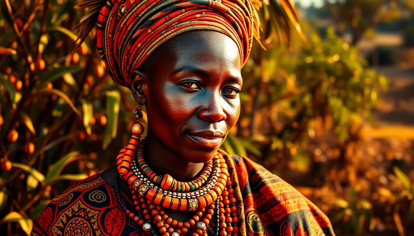 african tribal lady