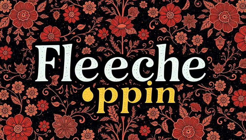 fleche poppins font