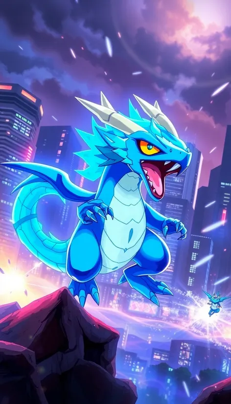 blue dragon digimon