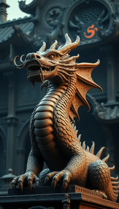 dragon statue