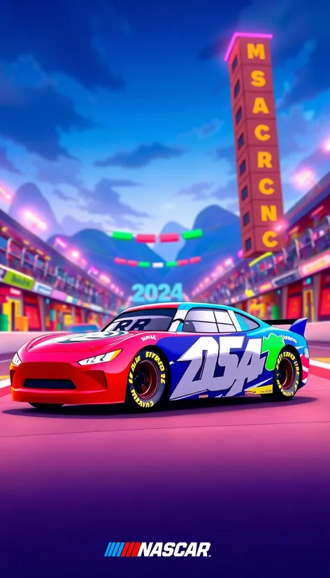 2024 nascar cartoon photos