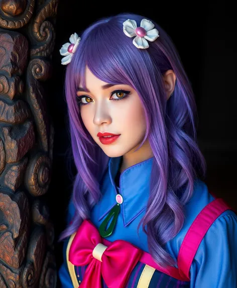 purple hair cosplay